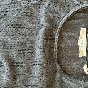 Doen Black Pointelle Tshirt